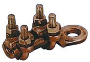 Capocorda in ottone stampato 4 viti